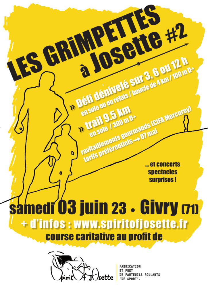 Affiche les grimpettes à Josette - 2ème Edition - 03 juin 2023